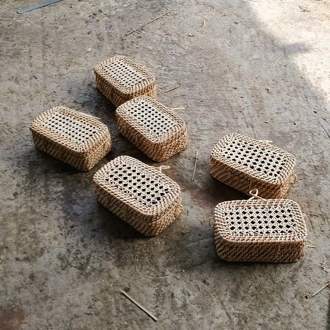 Sonowal Cane Mesh Utility Box – Assam