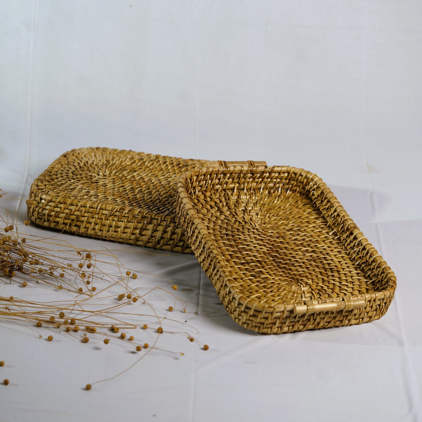 Garo Handwoven Stick Handle Tray- Assam