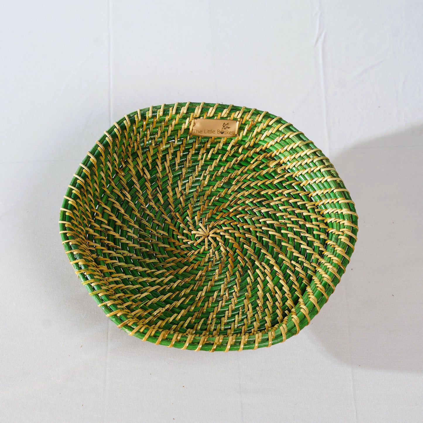 Tiwa Hexagonal Tray Set (Green, 3 pcs) – Assam
