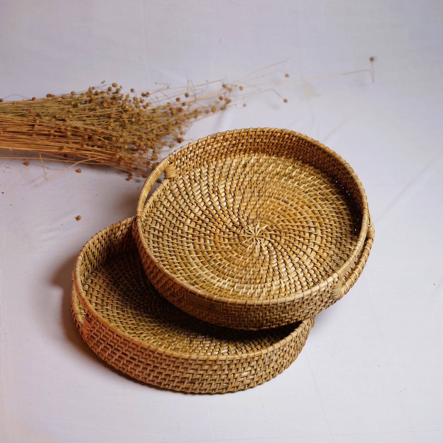Bodo Handwoven Round Tray - Assam