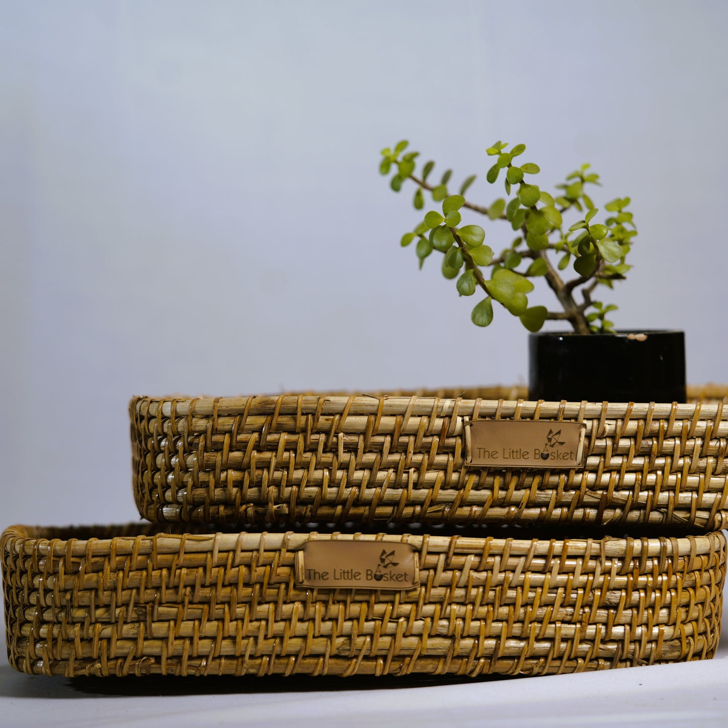 Rabha Handwoven Rectangular Tray - Assam
