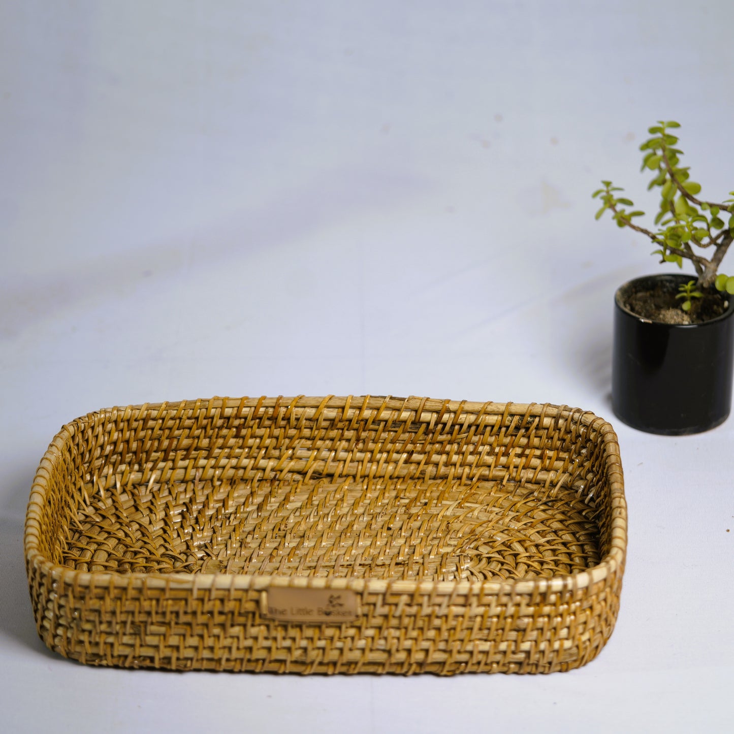 Rabha Handwoven Rectangular Tray - Assam