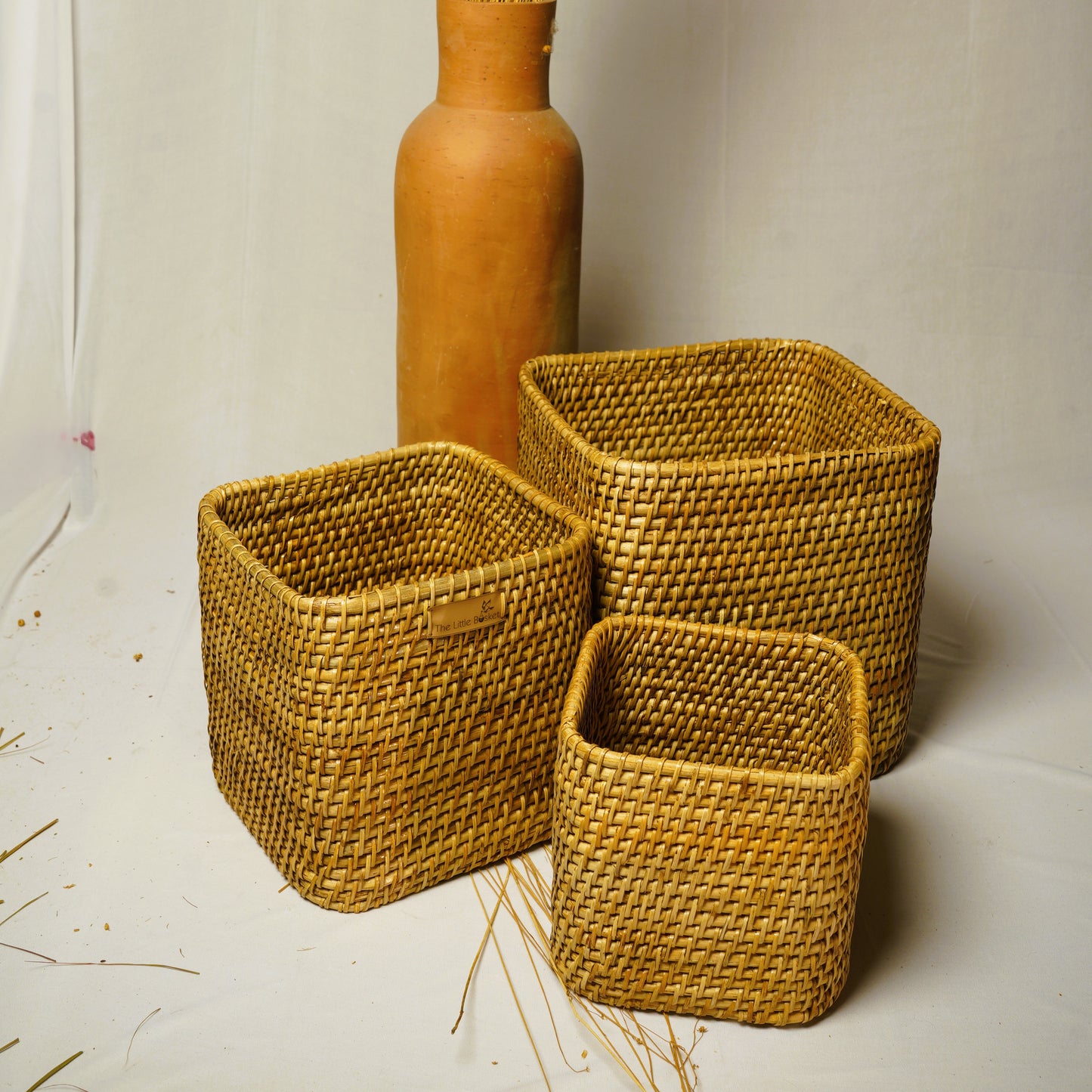 Mising Grass Rectangular Laundry Basket - Assam