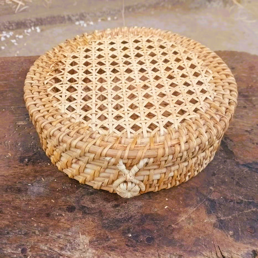 Sonowal Cane Mesh Trinket Box – Assam