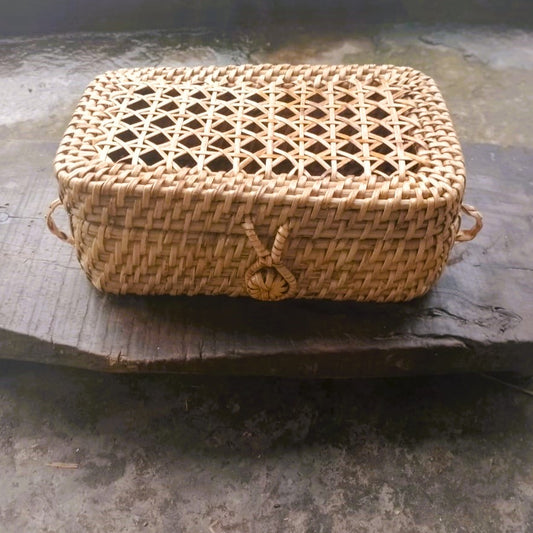 Sonowal Cane Mesh Utility Box – Assam