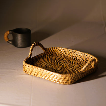 Mikir Square Serving Tray Set (3 pcs) - Assam